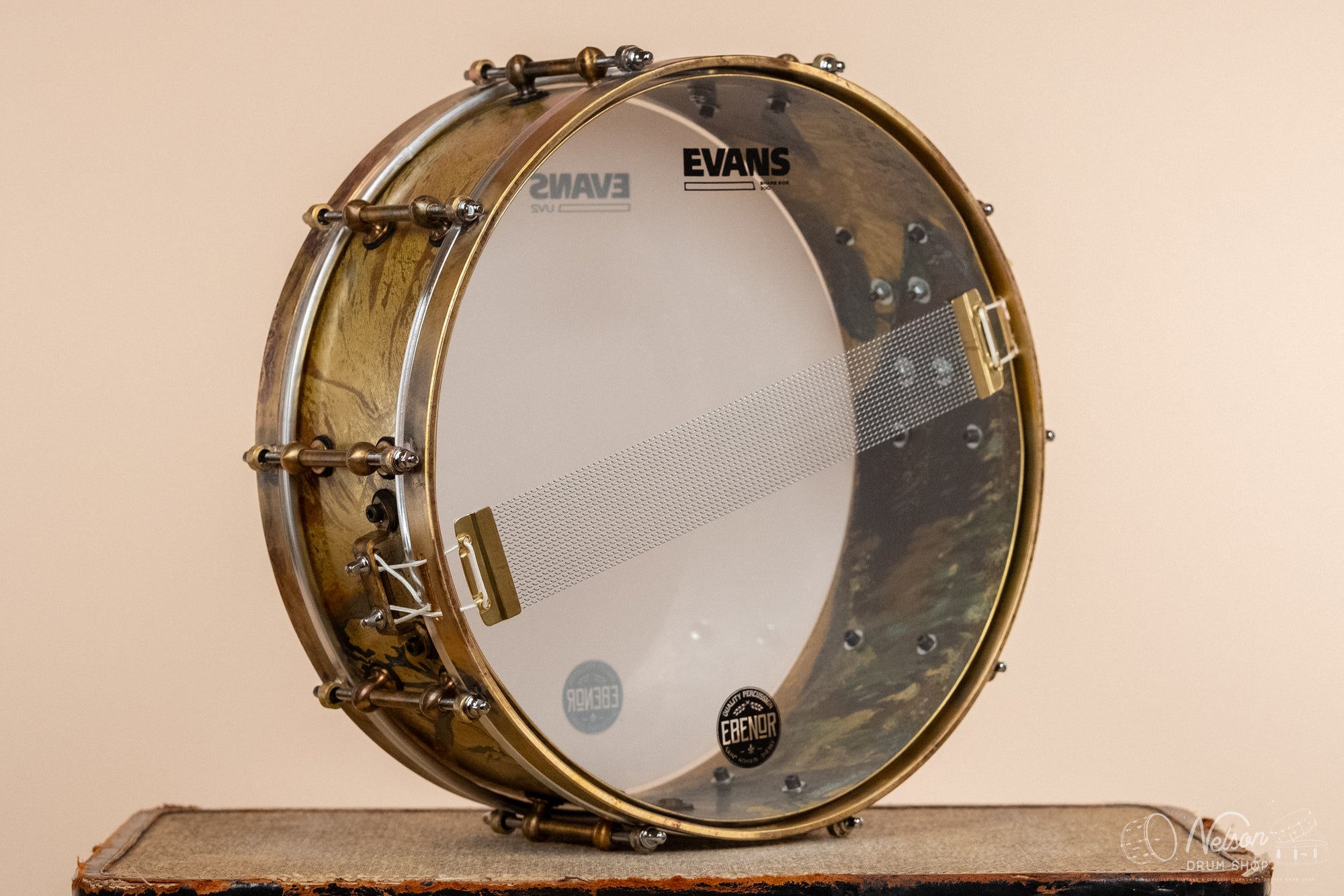Ebenor 'Aaron Sterling Signature' Brass Snare - 5x14