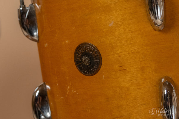 1960s Gretsch Round Badge 'Rock & Roll' in Maple Lacquer - 14x20, 8x12, 16x16