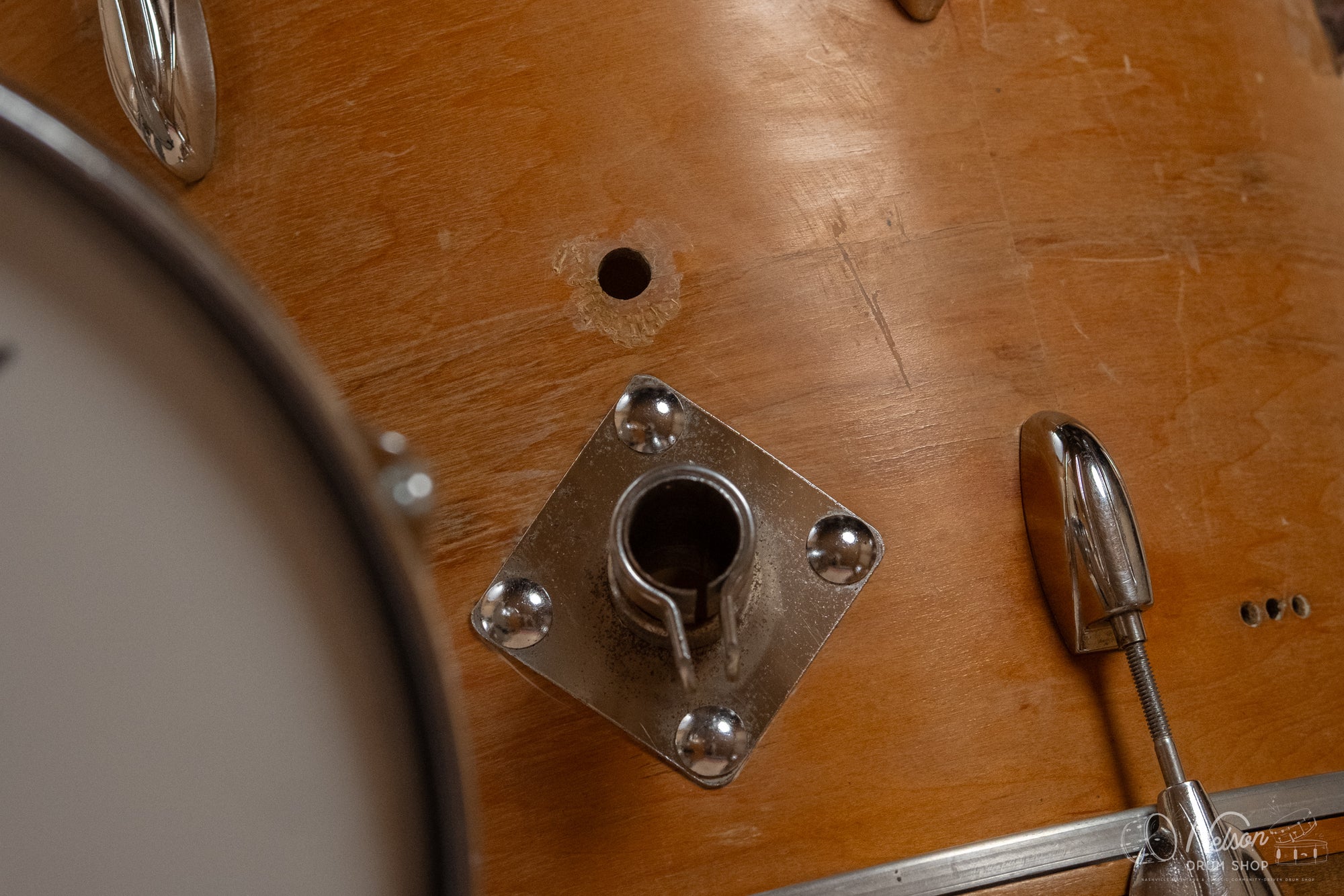 1960s Gretsch Round Badge 'Rock & Roll' in Maple Lacquer - 14x20, 8x12, 16x16