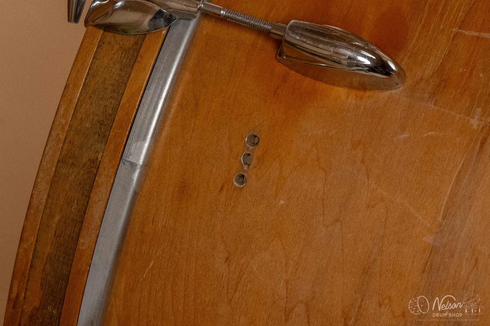 1960s Gretsch Round Badge 'Rock & Roll' in Maple Lacquer - 14x20, 8x12, 16x16
