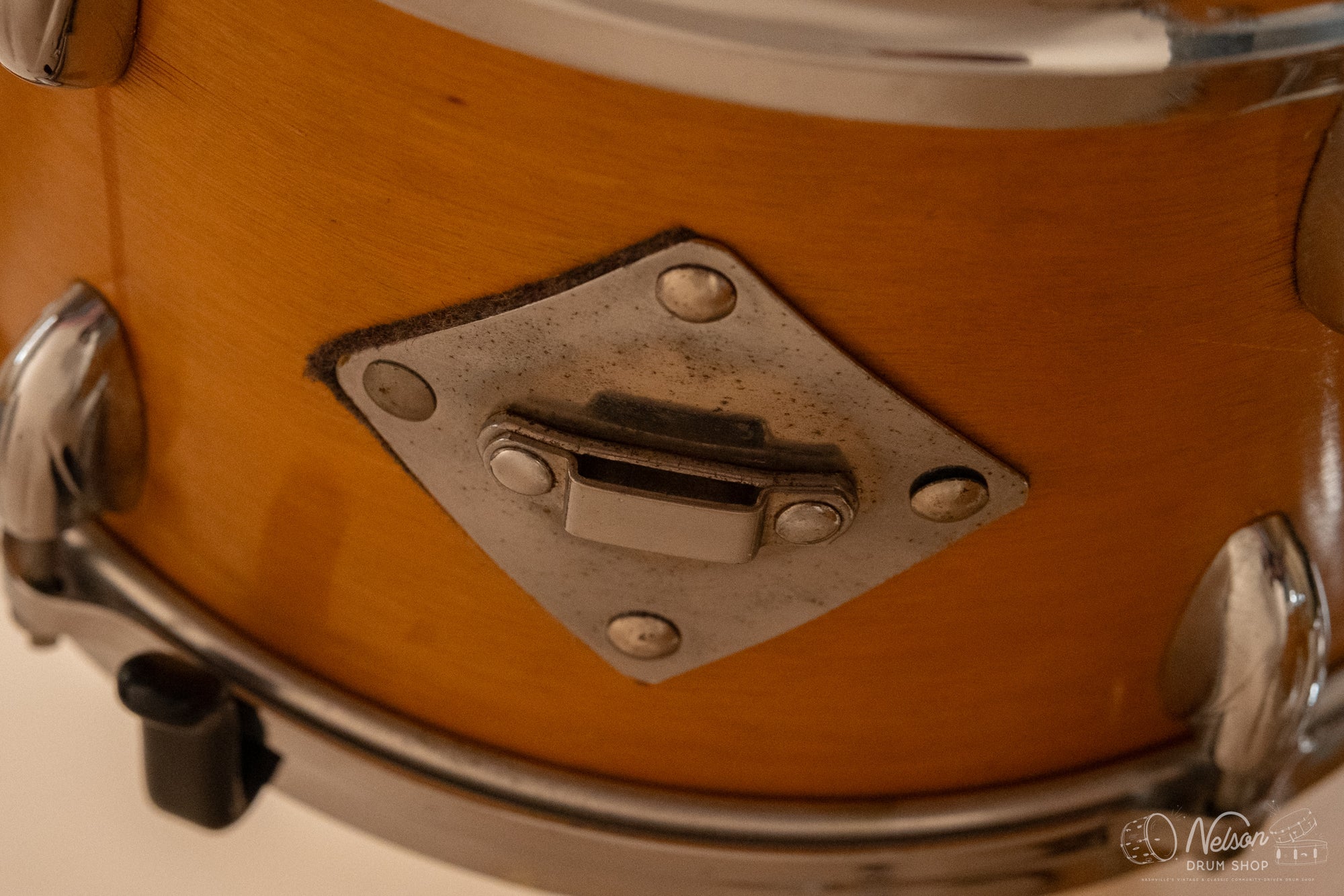 1960s Gretsch Round Badge 'Rock & Roll' in Maple Lacquer - 14x20, 8x12, 16x16