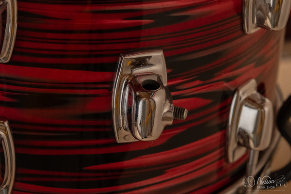 1971 Ludwig Standard S-320 in Ruby Red Strata - 14x22, 9x13, 16x16