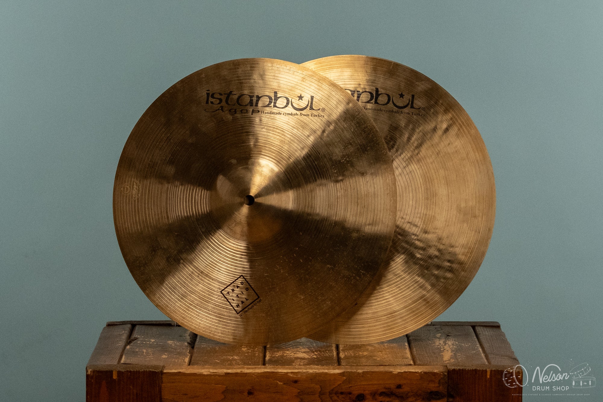 Used Agop Traditional Medium Hi-Hats 14"