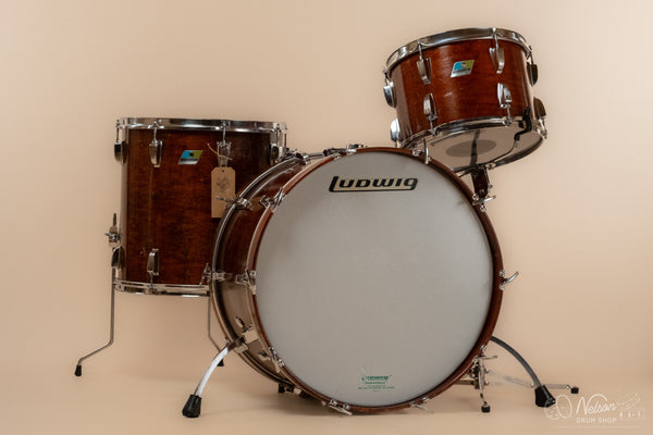 1972 Ludwig 'Super Classic' in Walnut Thermogloss - 14x22, 9x13, 16x16