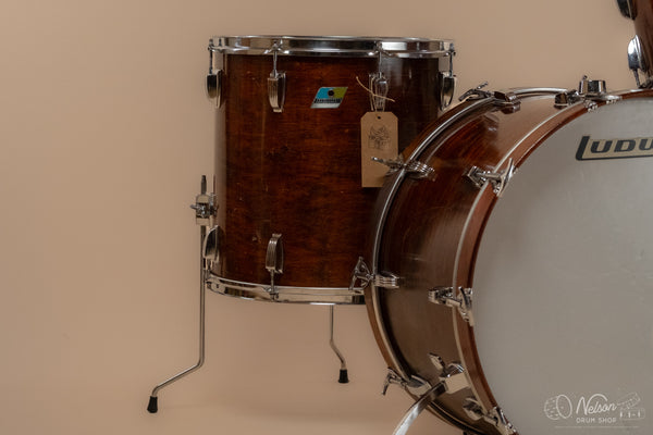 1972 Ludwig 'Super Classic' in Walnut Thermogloss - 14x22, 9x13, 16x16