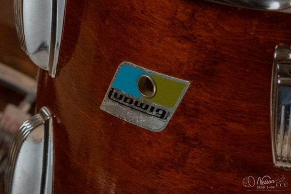 1972 Ludwig 'Super Classic' in Walnut Thermogloss - 14x22, 9x13, 16x16
