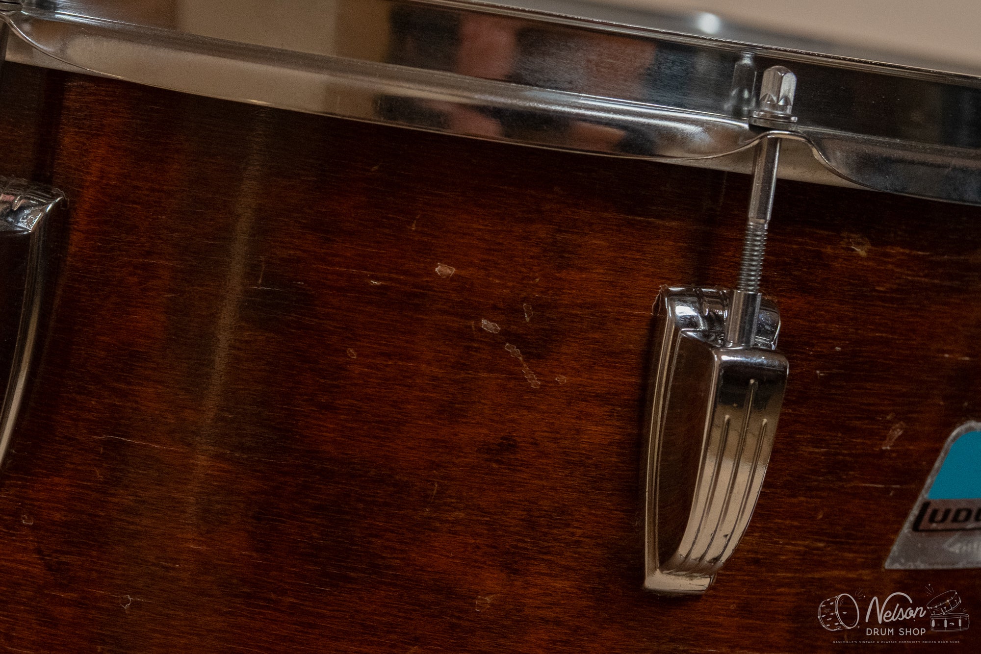 1972 Ludwig 'Super Classic' in Walnut Thermogloss - 14x22, 9x13, 16x16