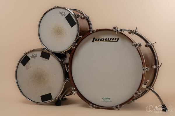 1972 Ludwig 'Super Classic' in Walnut Thermogloss - 14x22, 9x13, 16x16