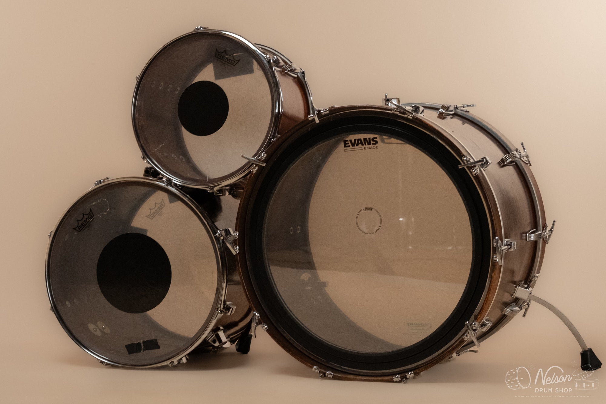 1972 Ludwig 'Super Classic' in Walnut Thermogloss - 14x22, 9x13, 16x16