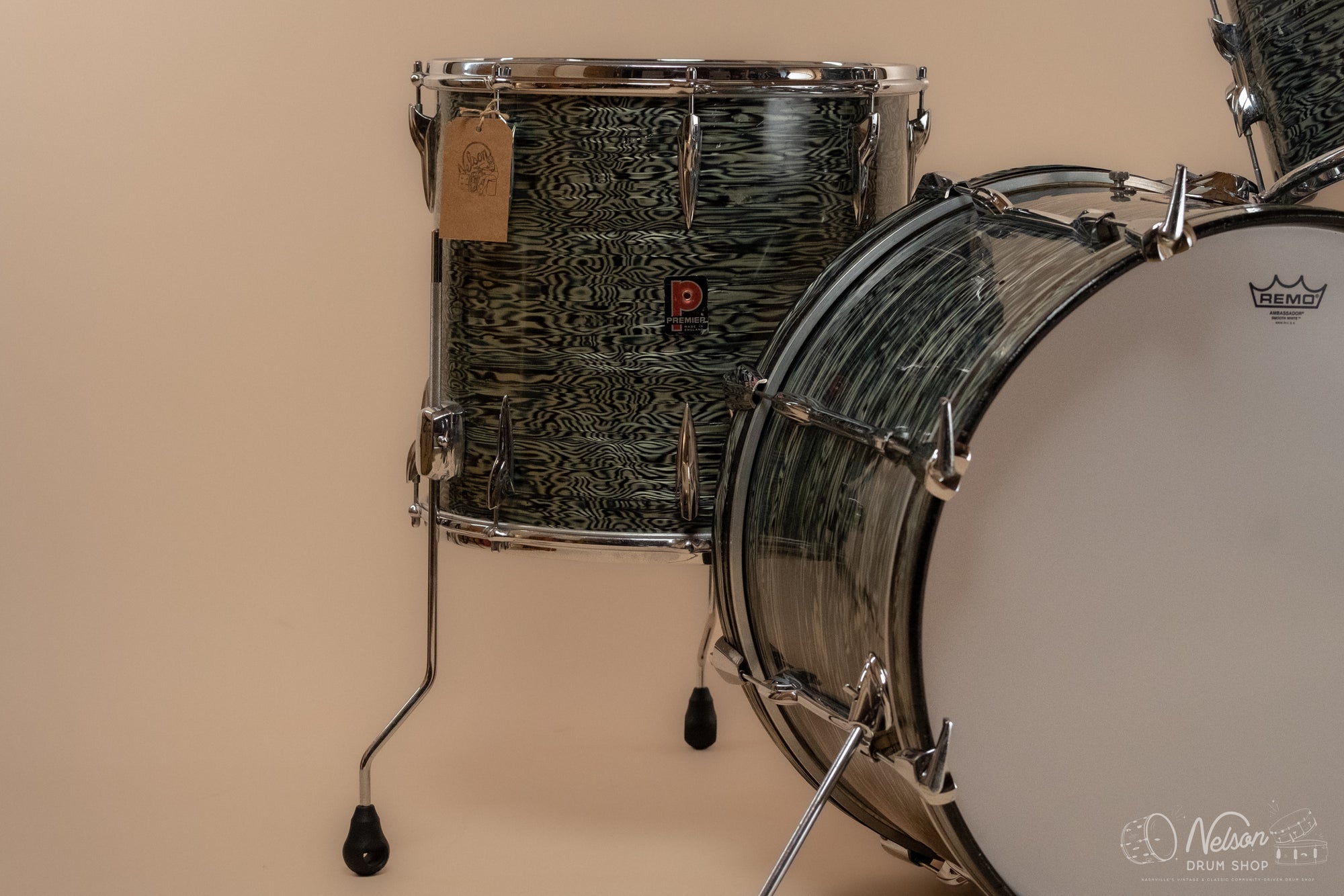 1970s Premier 'B202' Mahogany in Oyster - 14x22, 9x13, 16x16