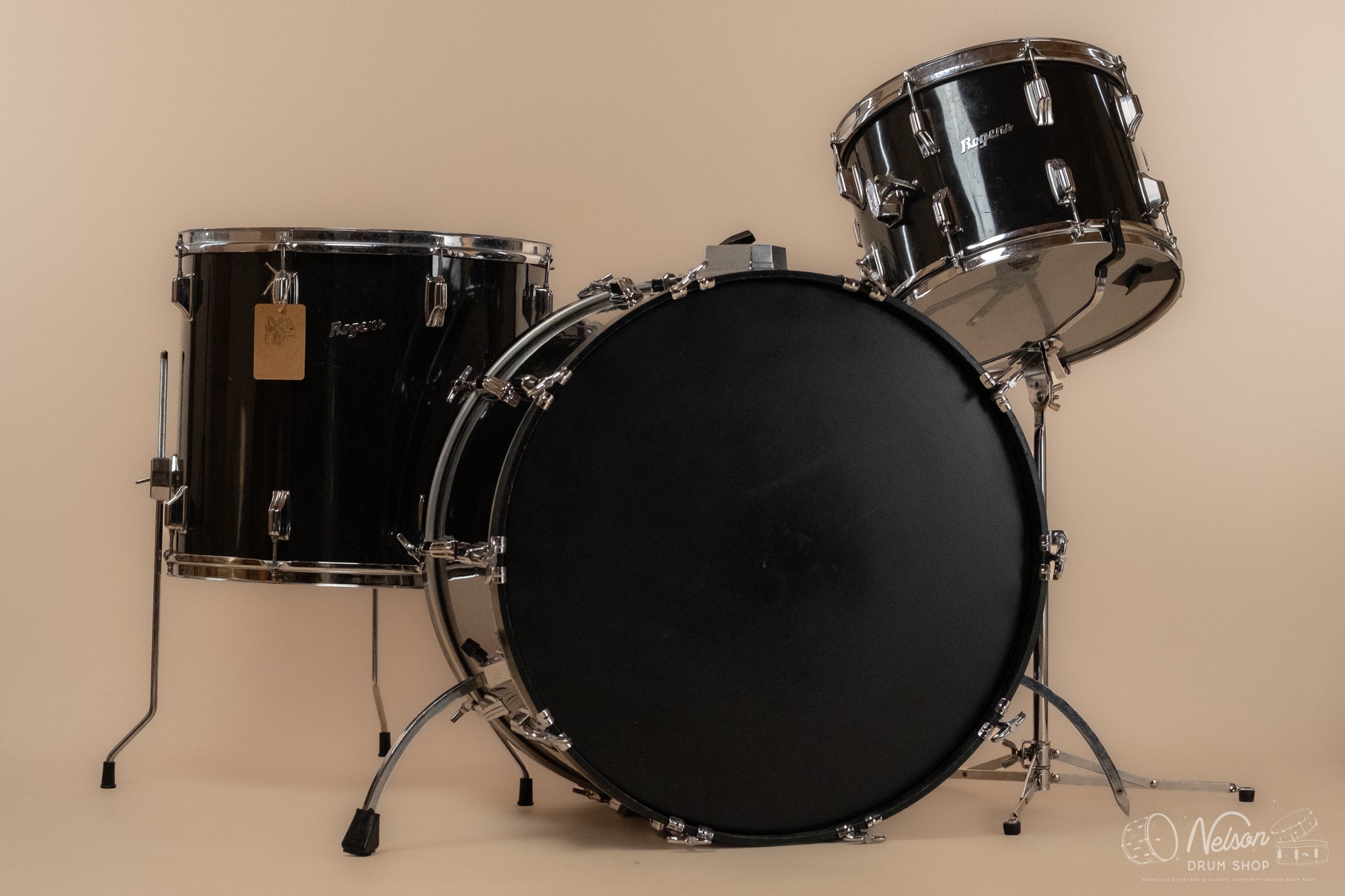 1970s Rogers Fullerton Era in Jet Black - 14x24, 10x14, 16x18
