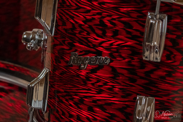 1960s Rogers Buddy Rich 'Headliner' Dayton Era in Red Onyx - 14x20, 9x13, 16x16