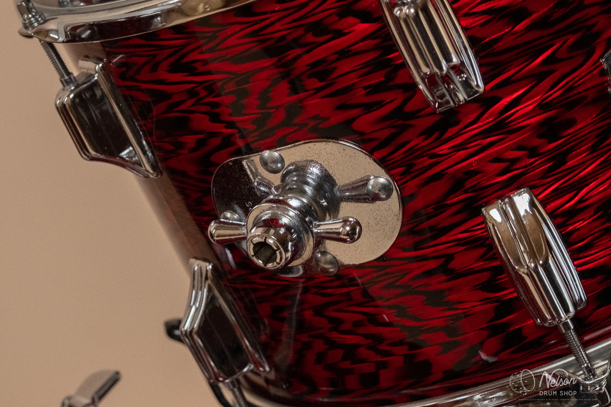 1960s Rogers Buddy Rich 'Headliner' Dayton Era in Red Onyx - 14x20, 9x13, 16x16