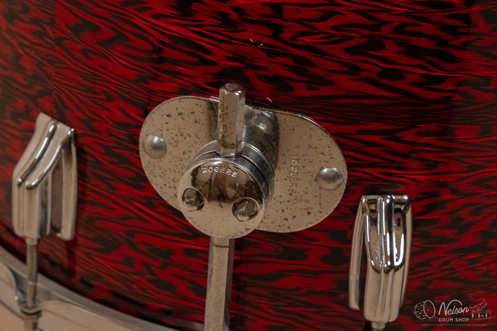 1960s Rogers Buddy Rich 'Headliner' Dayton Era in Red Onyx - 14x20, 9x13, 16x16