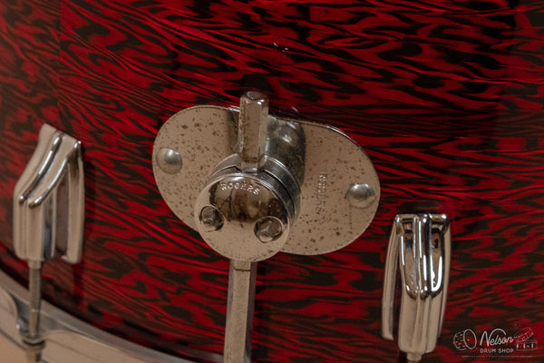 1960s Rogers Buddy Rich 'Headliner' Dayton Era in Red Onyx - 14x20, 9x13, 16x16