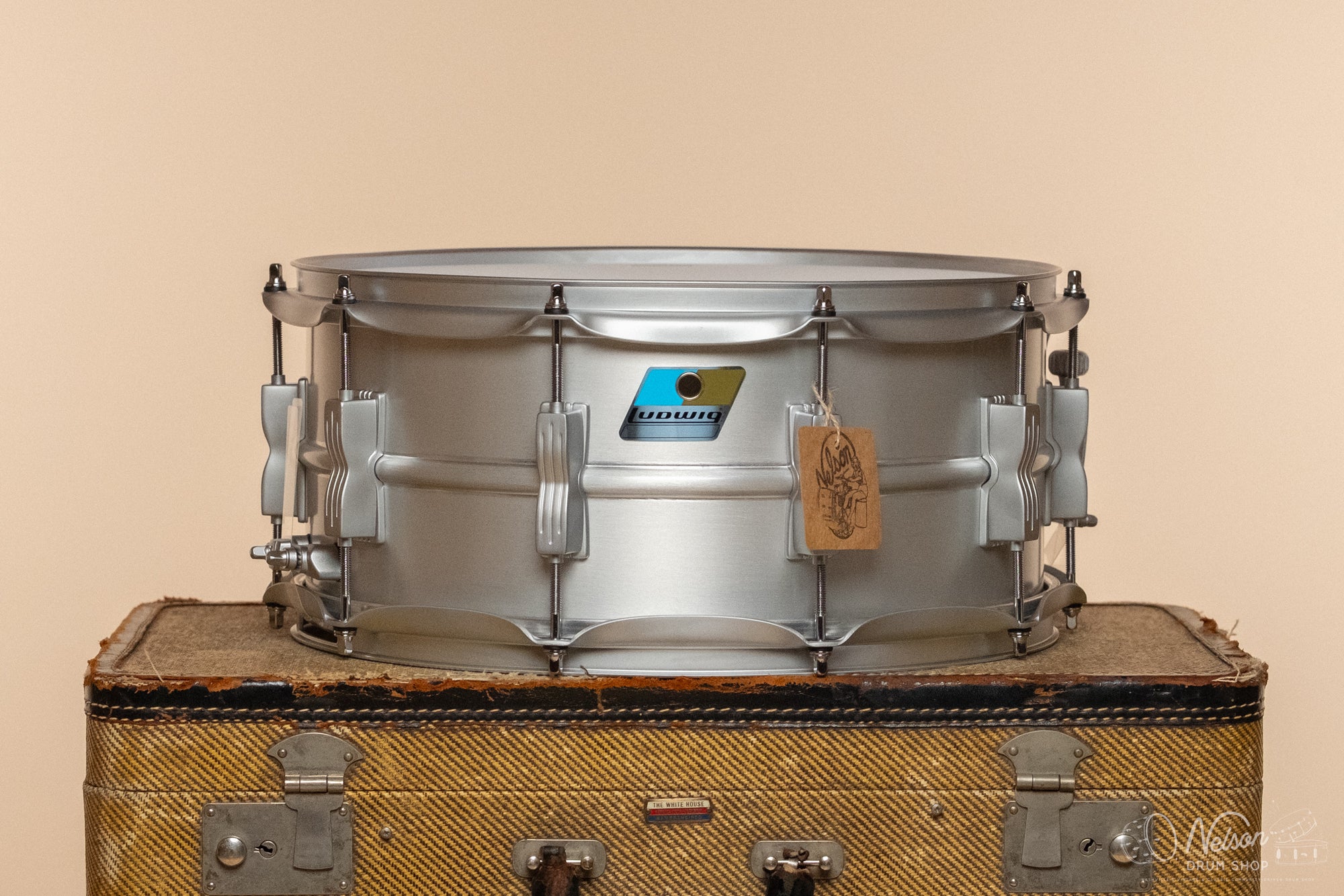 Ludwig Acrolite Limited Edition Snare Drum with Satin Chrome Hardware - 6.5x14