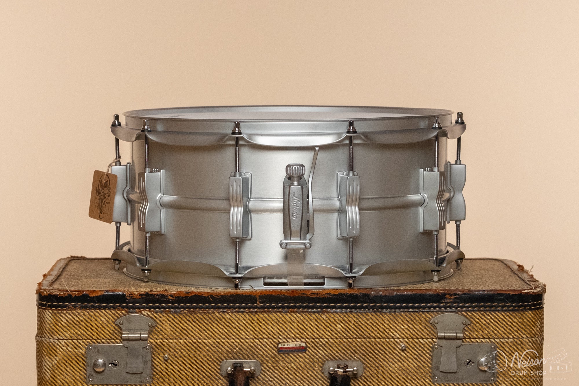 Ludwig Acrolite Limited Edition Snare Drum with Satin Chrome Hardware - 6.5x14