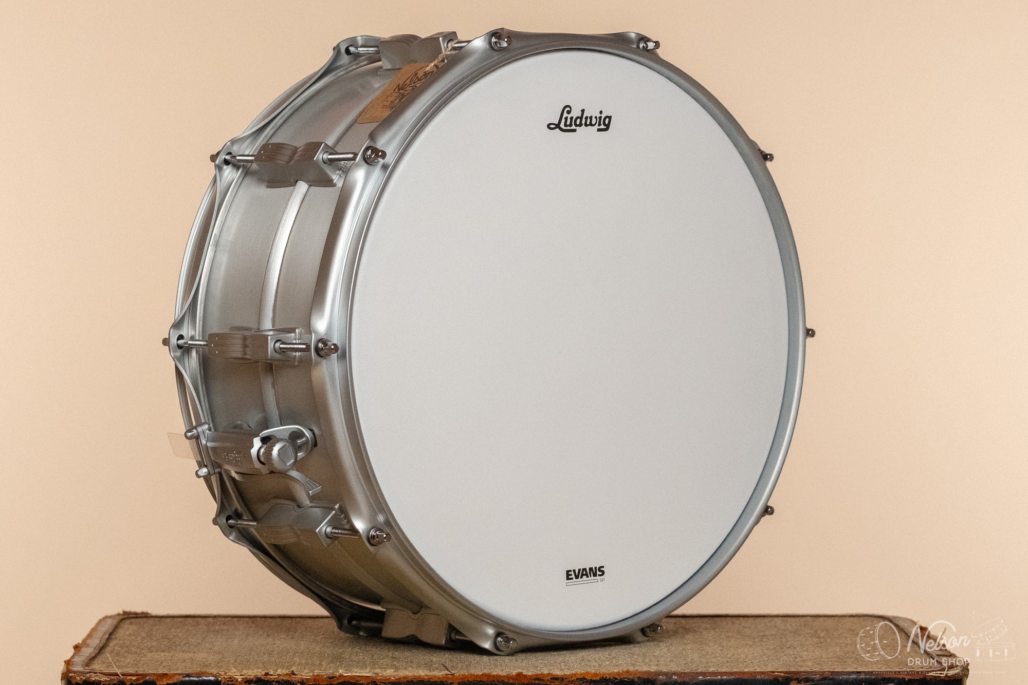 Ludwig Acrolite Limited Edition Snare Drum with Satin Chrome Hardware - 6.5x14