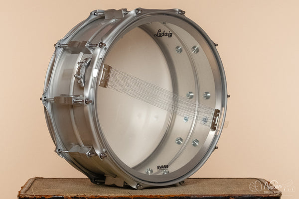 Ludwig Acrolite Limited Edition Snare Drum with Satin Chrome Hardware - 6.5x14