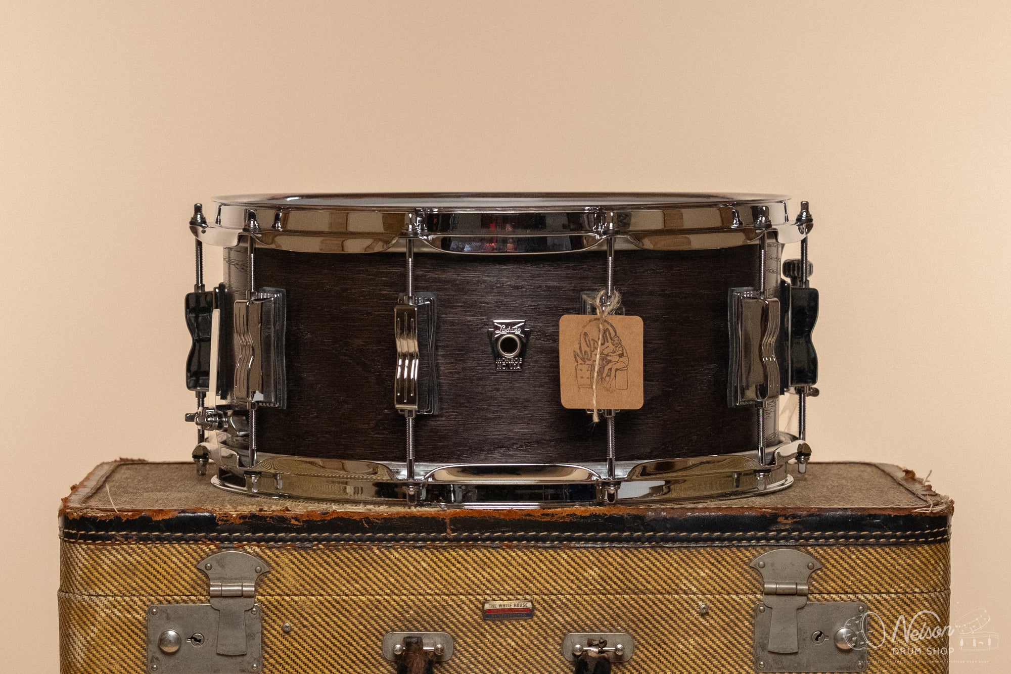 Ludwig Classic Oak Snare Drum in Smoke - 6.5x14