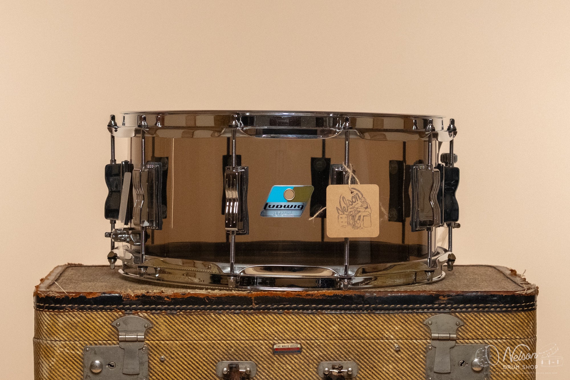 Ludwig Vistalite Reissue in Limited Edition 'Bronze' - 6.5x14
