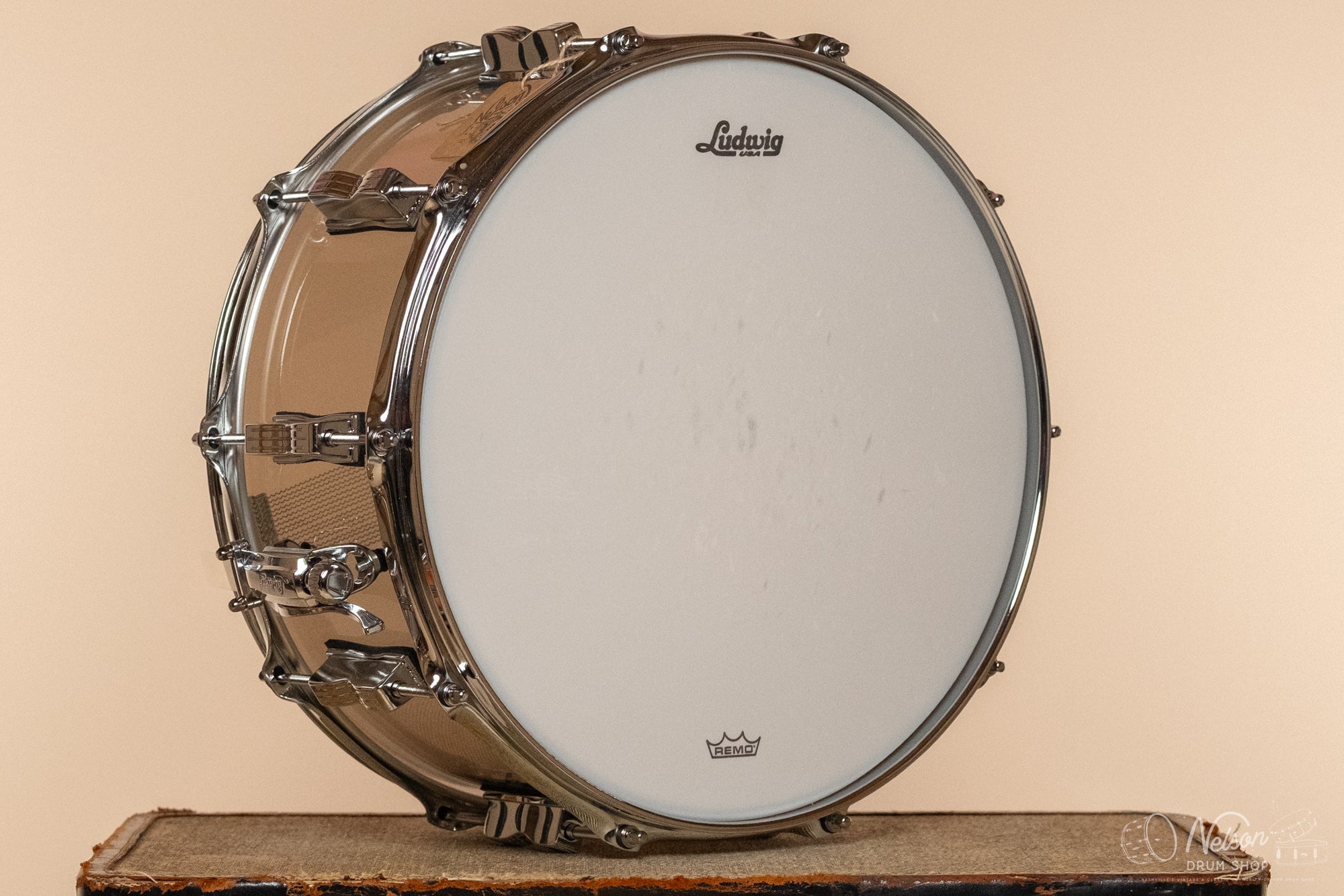 Ludwig Vistalite Reissue in Limited Edition 'Bronze' - 6.5x14
