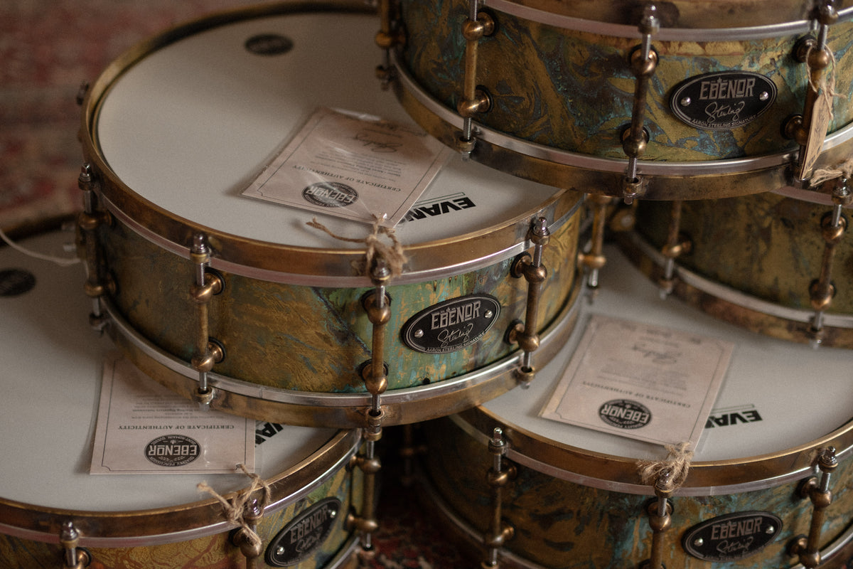 Ebenor 'Aaron Sterling Signature' Brass Snare - 5x14