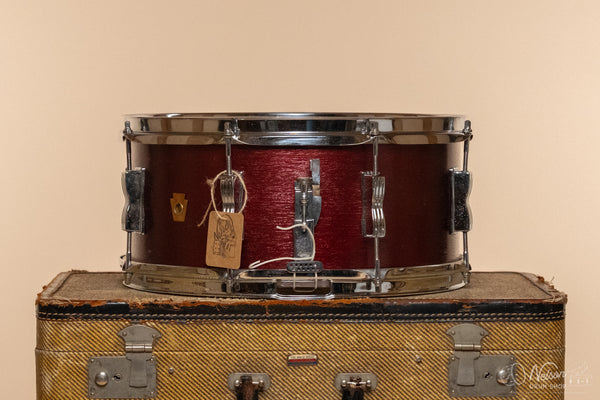 1960s Ludwig No. 470 'Auditorium' repainted in Candy Cola Lacquer - 6.5x14