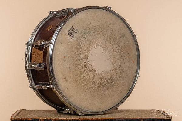 1960s Ludwig No. 470 'Auditorium' repainted in Candy Cola Lacquer - 6.5x14