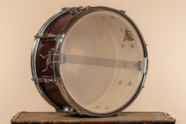 1960s Ludwig No. 470 'Auditorium' repainted in Candy Cola Lacquer - 6.5x14