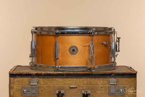 1940s Gretsch 3 ply 'Renown' Rocket Lug refinished in Maple Gloss - 6.5x14