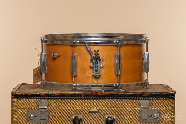1940s Gretsch 3 ply 'Renown' Rocket Lug refinished in Maple Gloss - 6.5x14