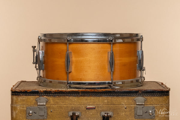1940s Gretsch 3 ply 'Renown' Rocket Lug refinished in Maple Gloss - 6.5x14