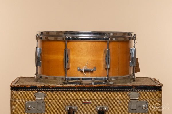 1940s Gretsch 3 ply 'Renown' Rocket Lug refinished in Maple Gloss - 6.5x14