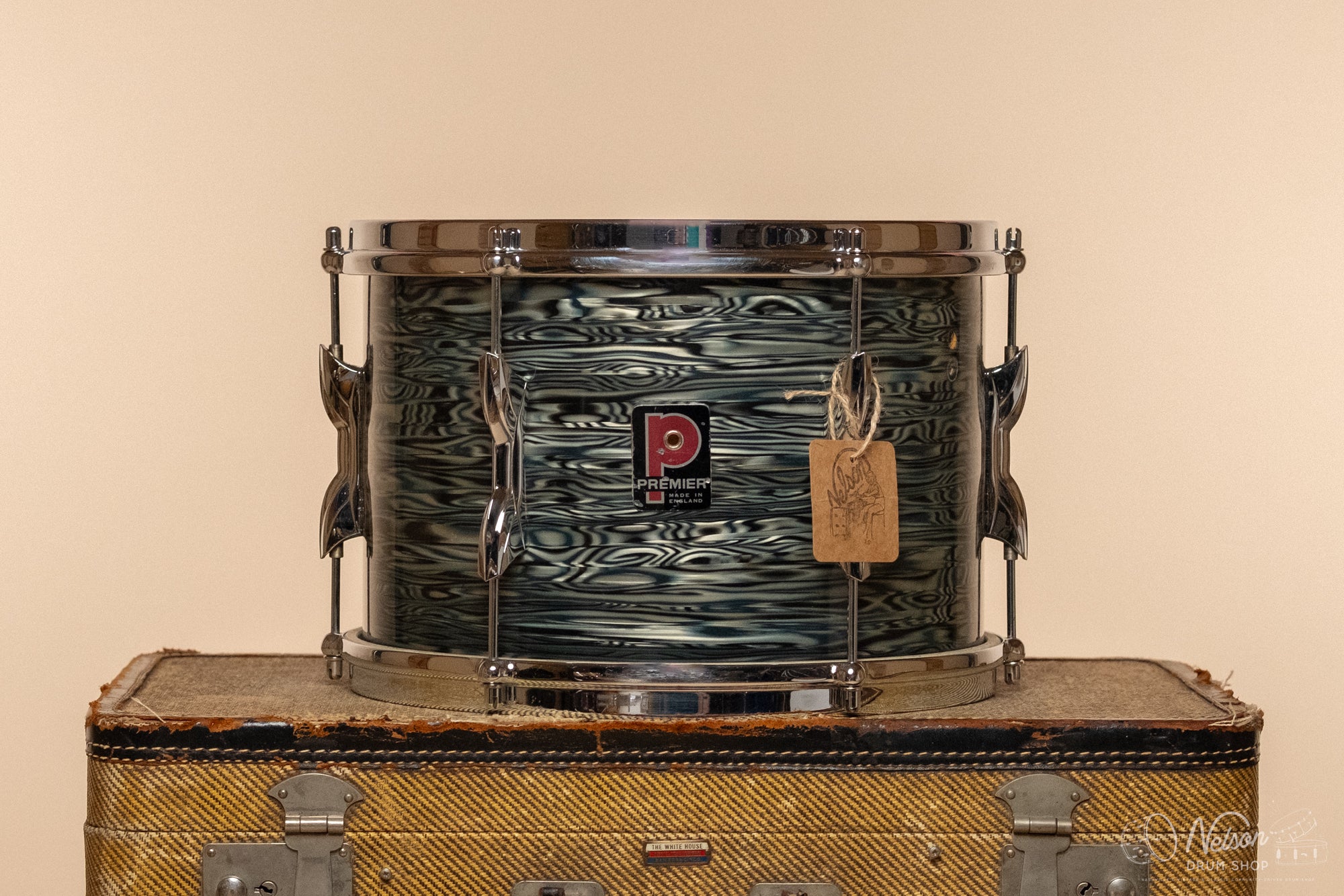 1970s Premier Tom in Oyster Pearl - 8x12