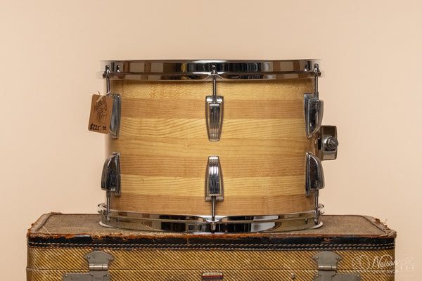 1970s Ludwig Tom in Butcher Block  - 9x13