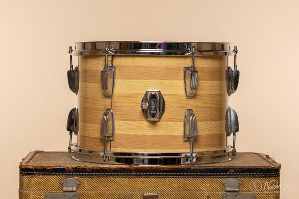 1970s Ludwig Tom in Butcher Block  - 9x13