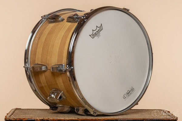 1970s Ludwig Tom in Butcher Block  - 9x13