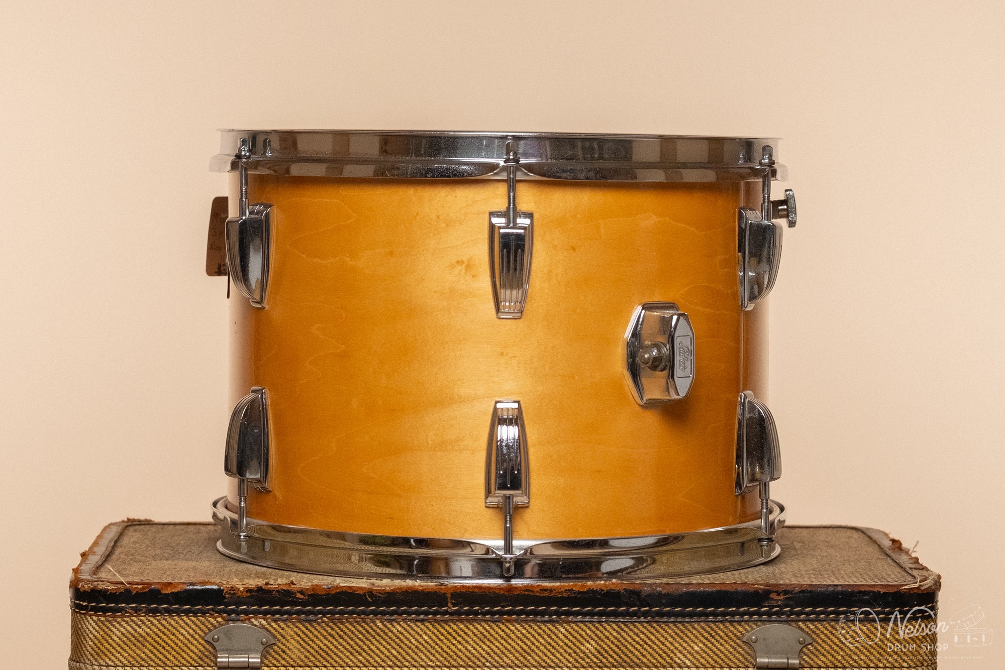 1970s Ludwig 3 ply Tom in Maple Thermogloss - 10x14