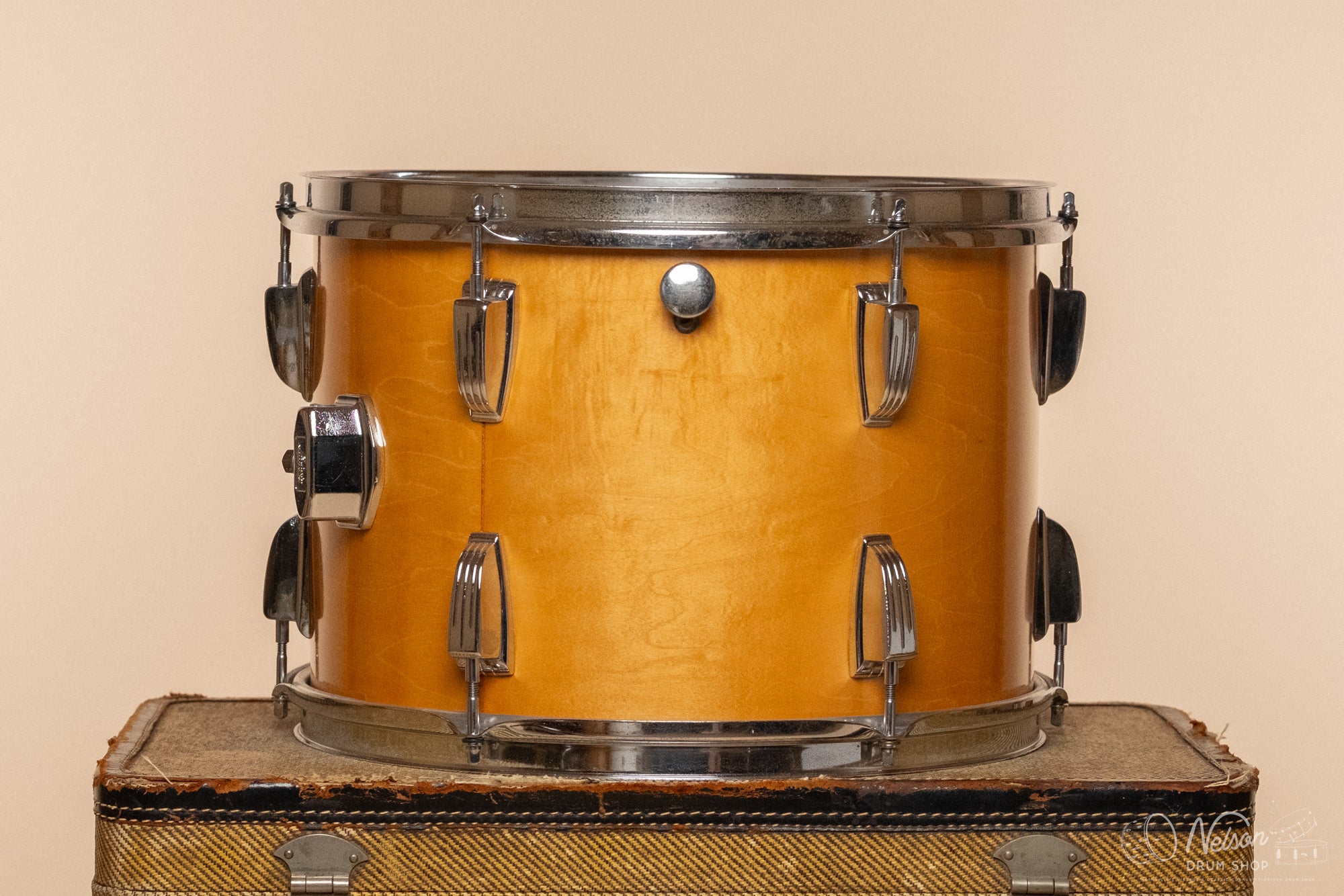1970s Ludwig 3 ply Tom in Maple Thermogloss - 10x14