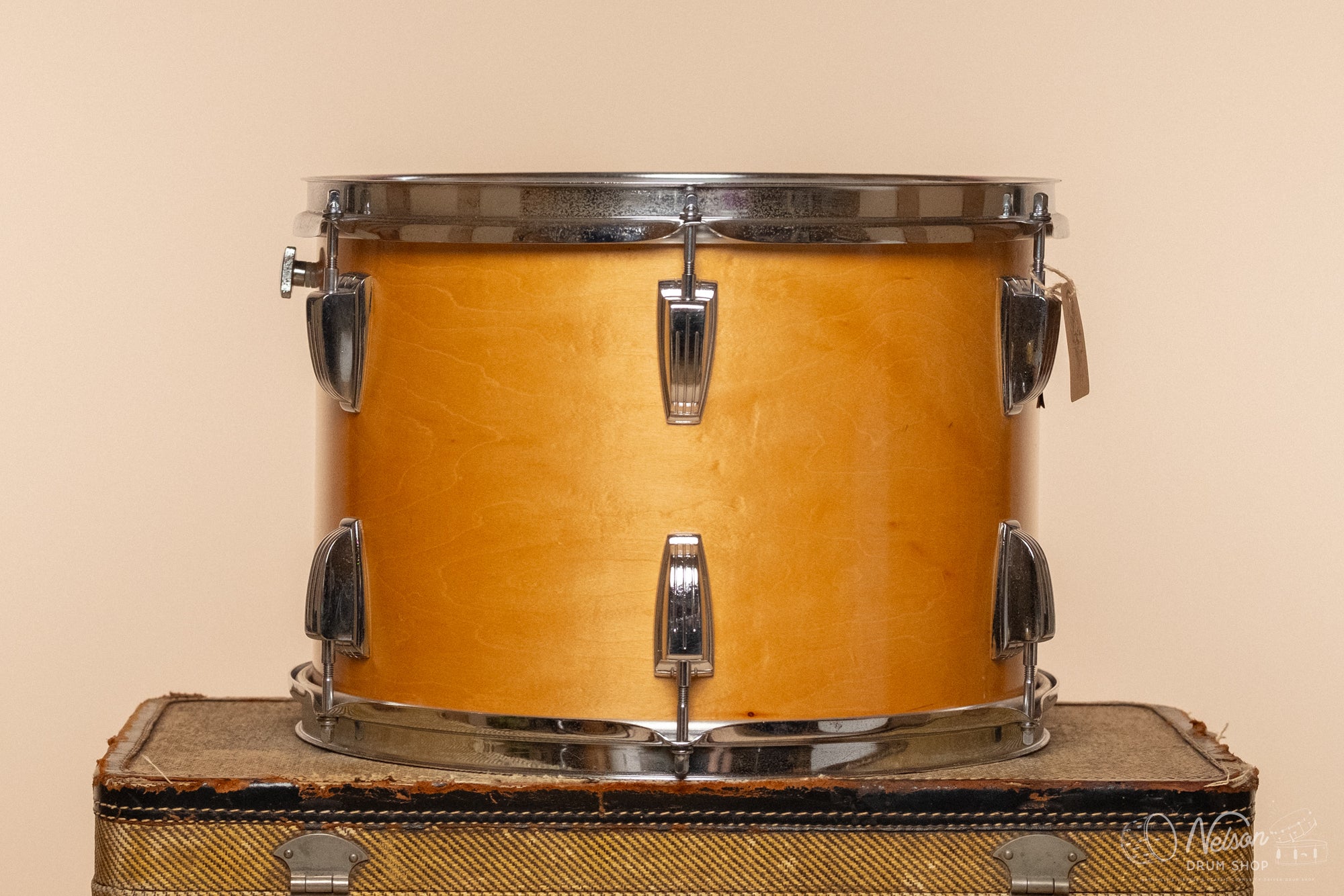 1970s Ludwig 3 ply Tom in Maple Thermogloss - 10x14