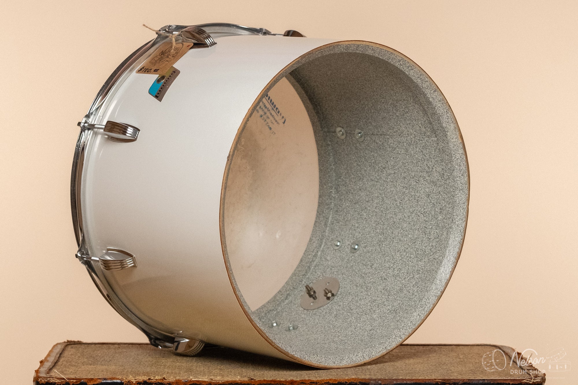 1970s Ludwig Concert Tom in White Cortex - 10x14