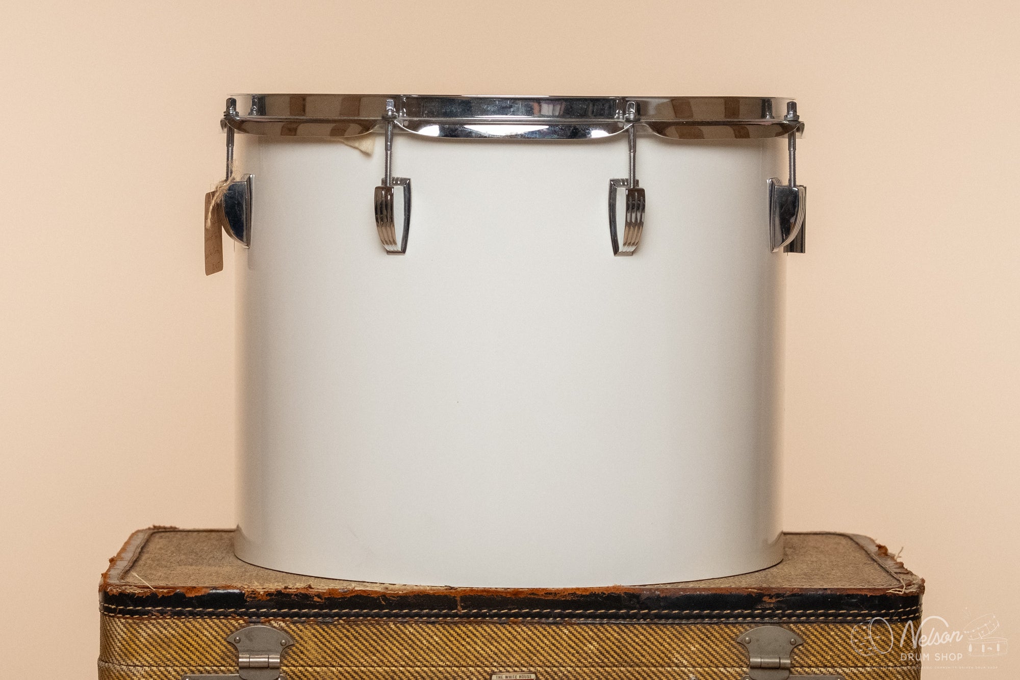 1970s Ludwig Concert Tom in White Cortex - 12 x 15