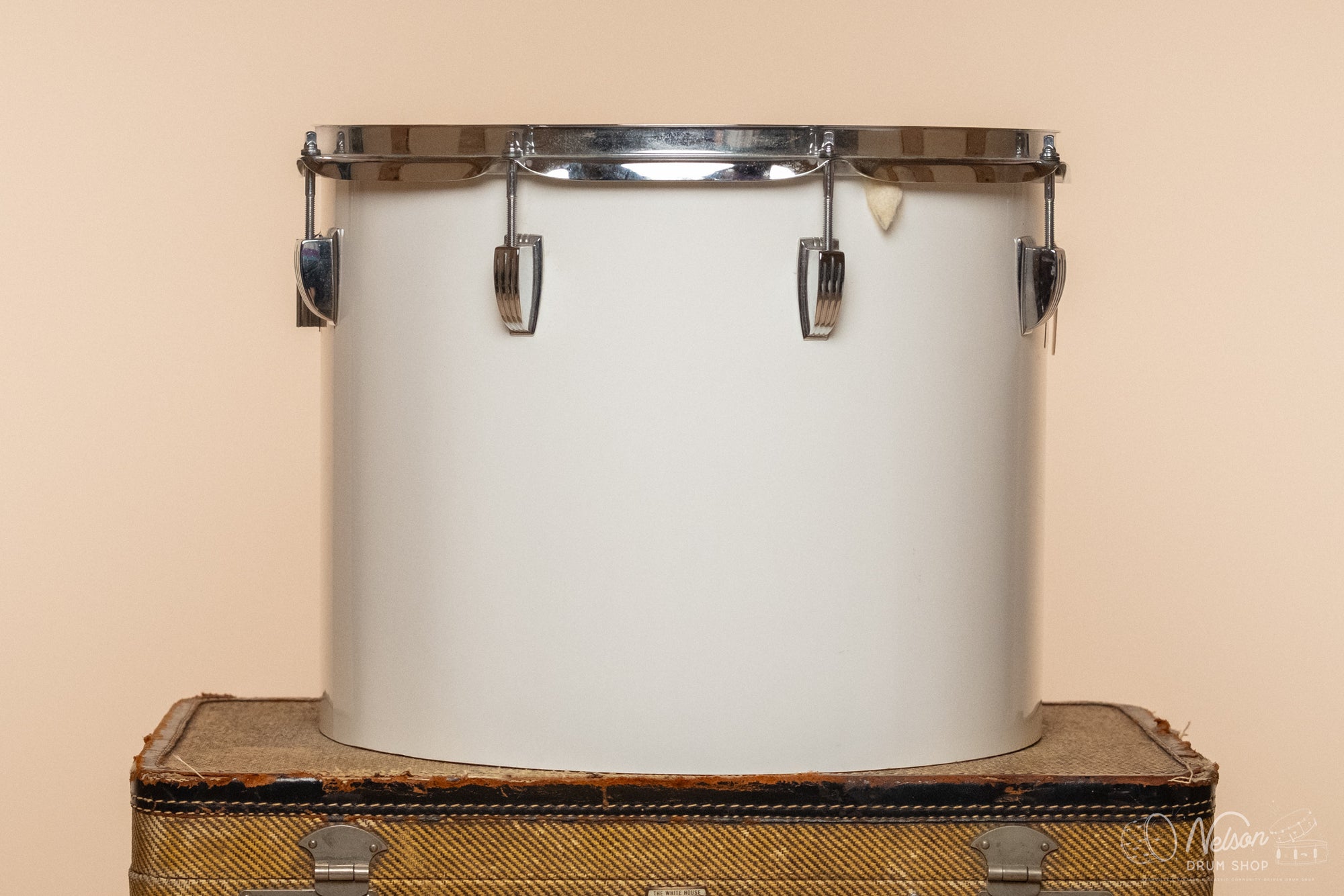 1970s Ludwig Concert Tom in White Cortex - 12 x 15