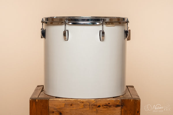 1970s Ludwig Concert Tom in White Cortex - 14 x 16