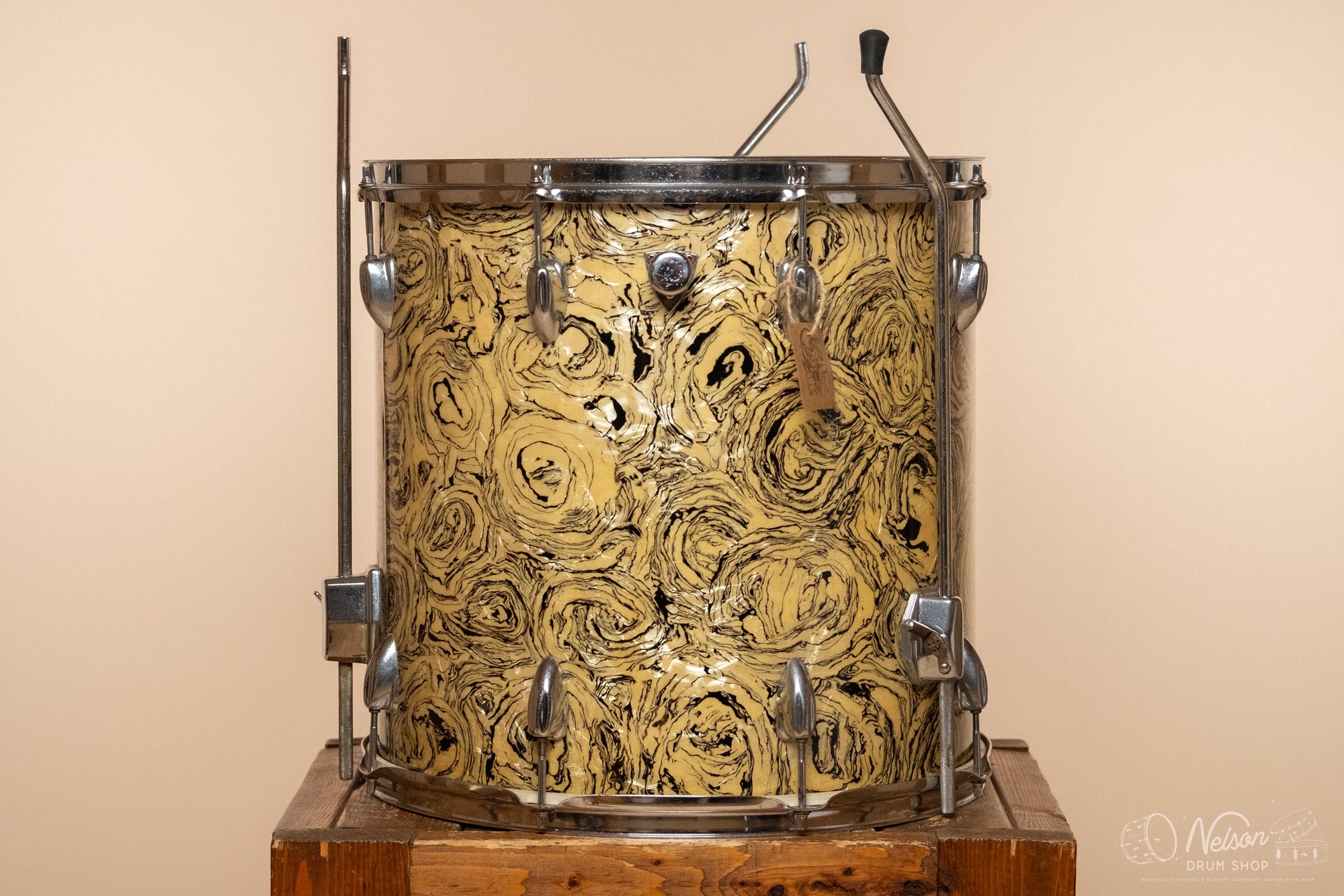 1960s Kent Floor Tom in Fantasia Pearl - 16x16