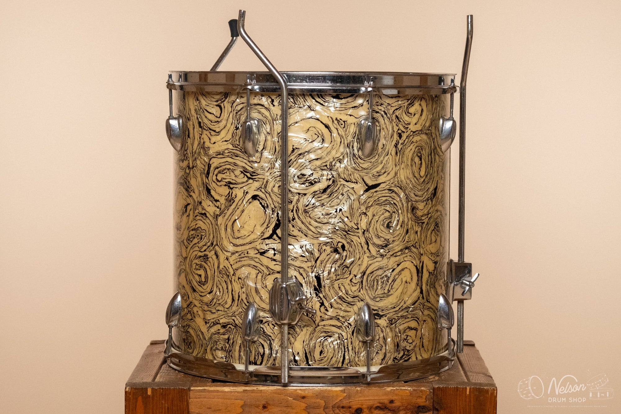 1960s Kent Floor Tom in Fantasia Pearl - 16x16