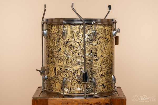 1960s Kent Floor Tom in Fantasia Pearl - 16x16
