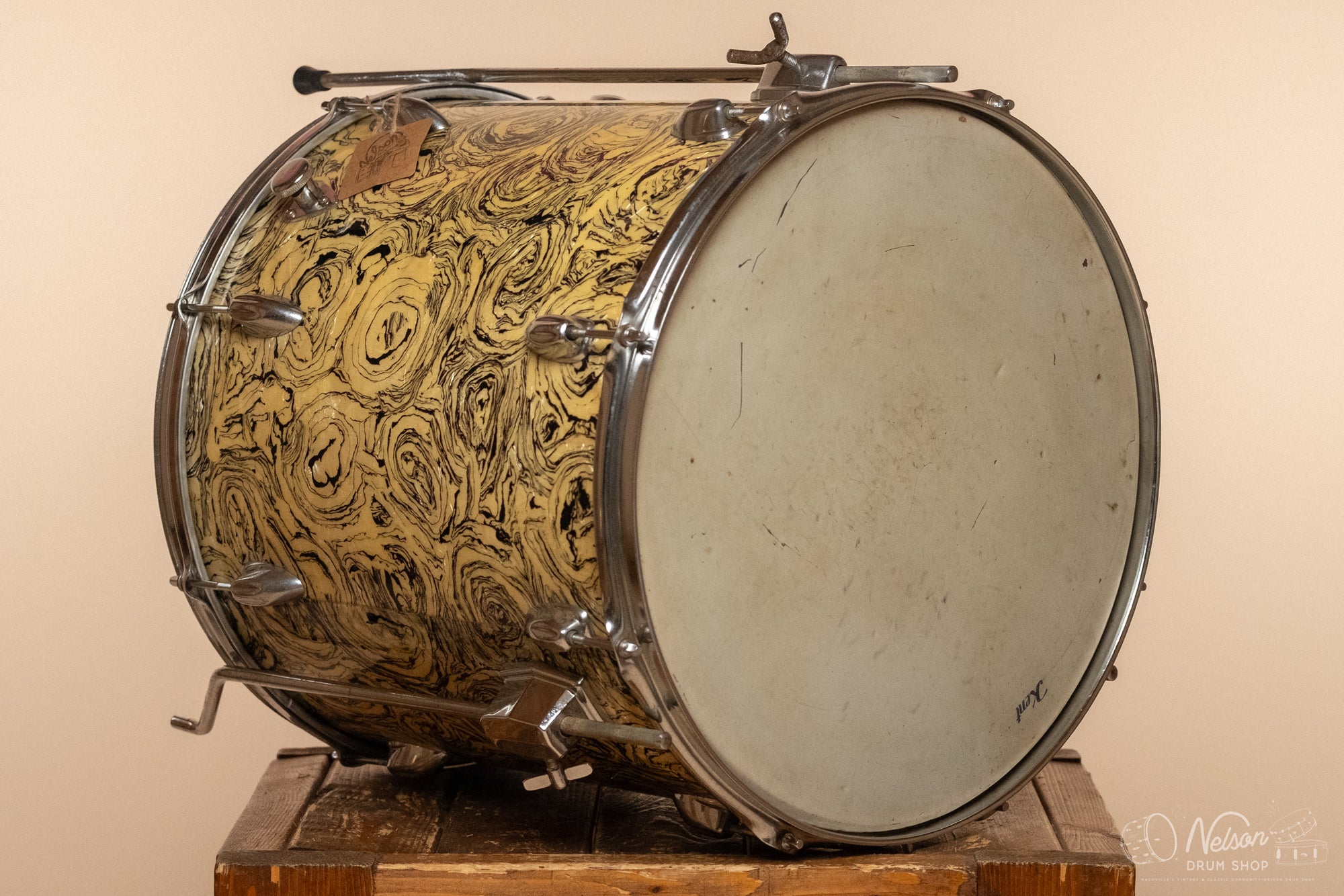 1960s Kent Floor Tom in Fantasia Pearl - 16x16