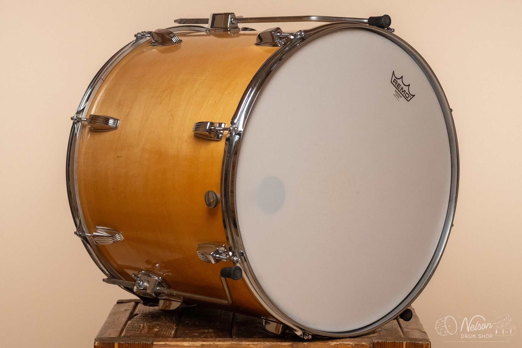 1970s Ludwig 3 ply Floor Tom in Maple Thermogloss - 16x18